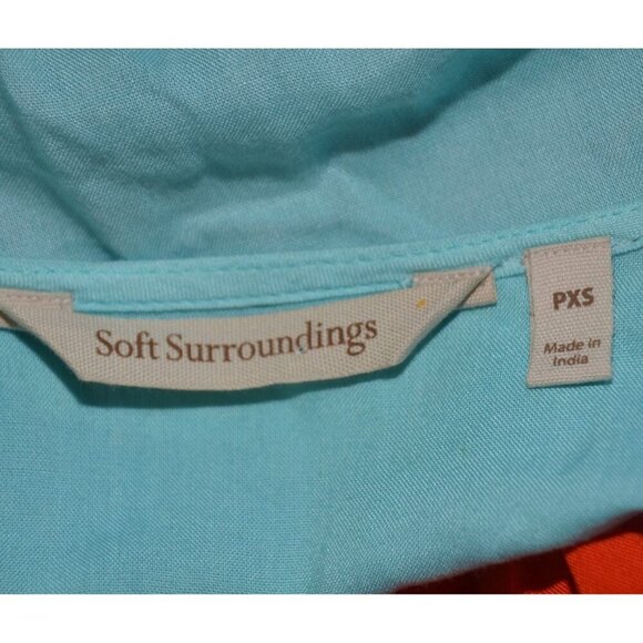 Soft Surroundings Topper Ombre Artsy Boho Tiered Size PXS Open Front Cover Up - Picture 9 of 11